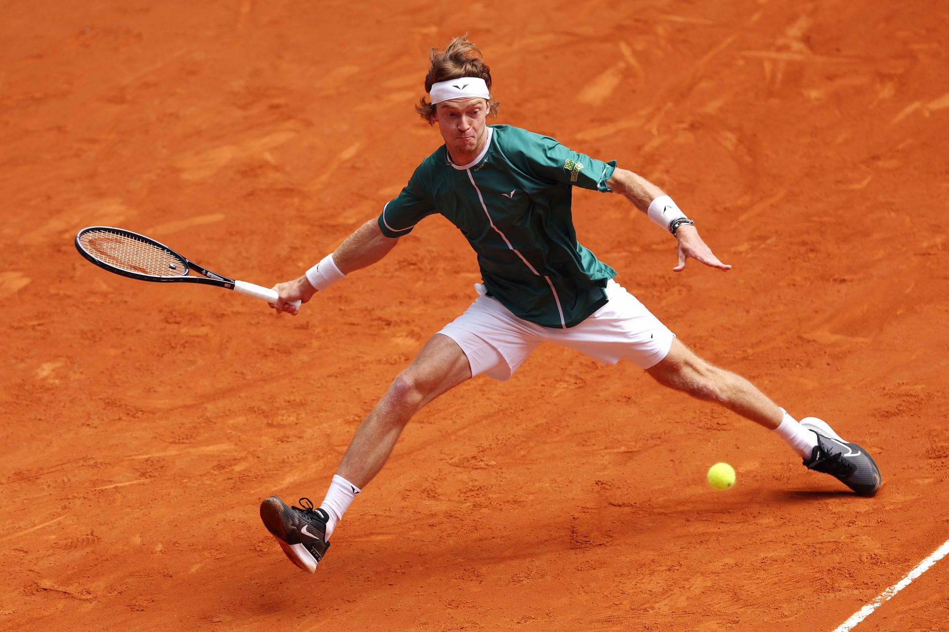 Rublev at the 2024 Madrid Open.