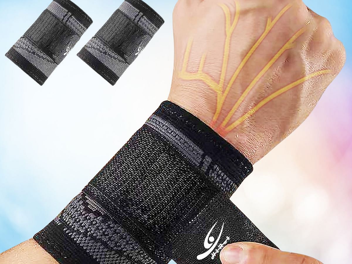 HiRui Wrist Brace/Wraps (Image via Amazon)