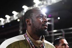 Usain Bolt reacts to World Athletics awarding prize money to Olympic medalists