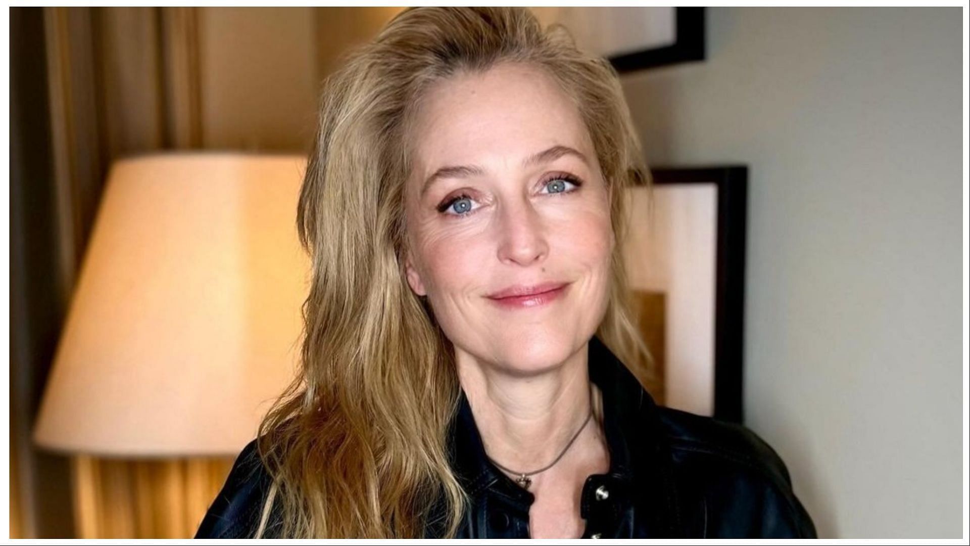 Gillian Anderson talks about her hesitation in playing the character of Emily Maitlis, (Image via Gillian Anderson/Instagram)