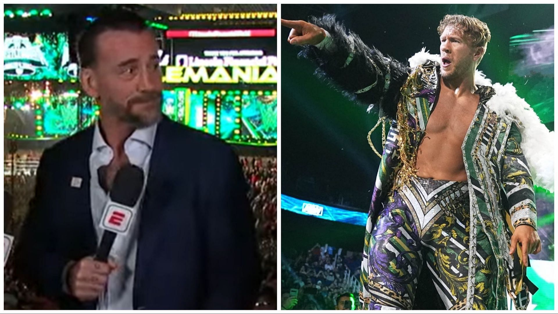 CM Punk at WWE WrestleMania XL, Will Ospreay at AEW Revolution