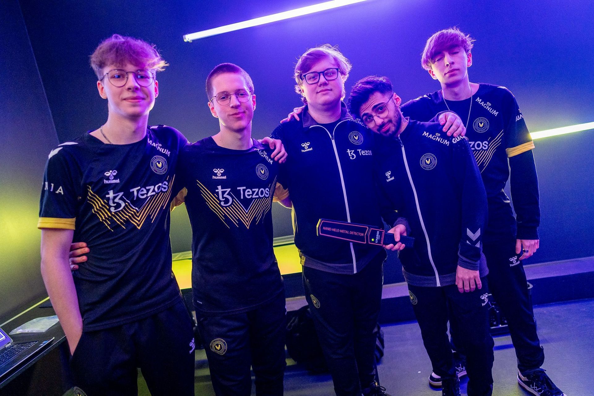 Sayf with his Team Vitality teammates (Image via Riot Games)