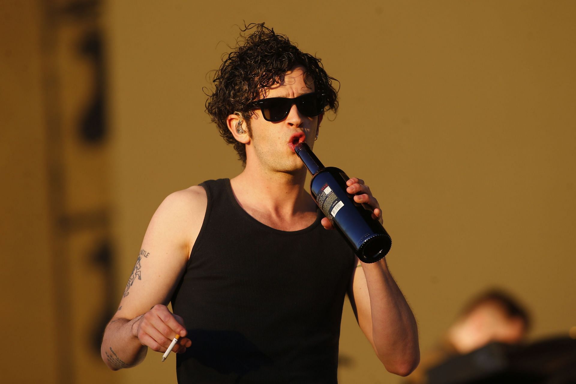 Matty Healy (Photo by Marcelo Hernandez/Getty Images)