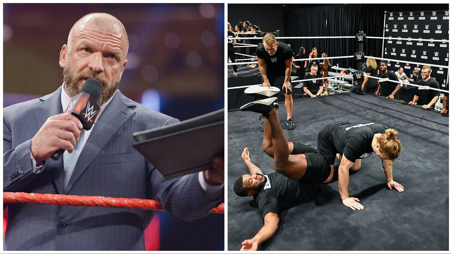 Triple H offers a WWE contract on RAW, prospects work a WWE Performance Center tryout