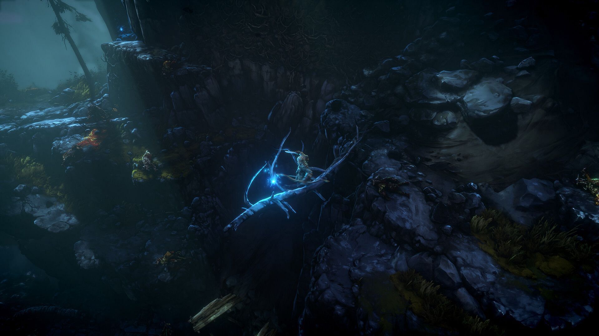 Discover the depths of darkness in NRTW (Image via Moon Studios)