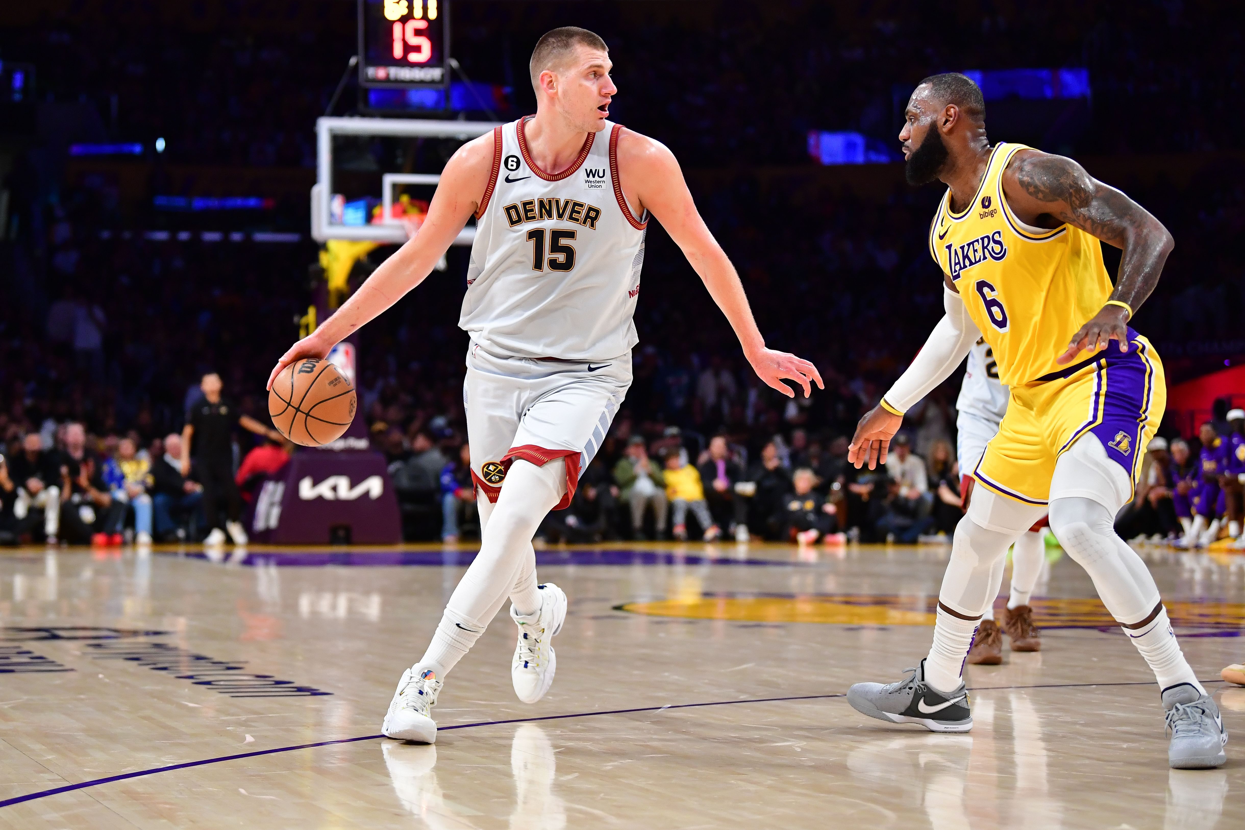 NBA: Playoffs-Denver Nuggets at Los Angeles Lakers