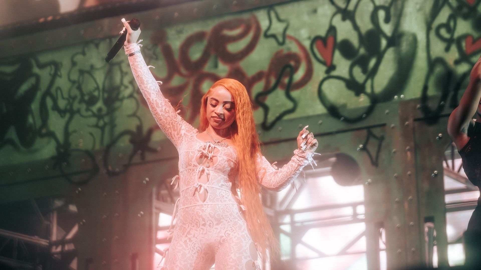 Ice Spice performing her set at the 2024 Music and Arts Festival in Idaho (Image via X/@coachella)