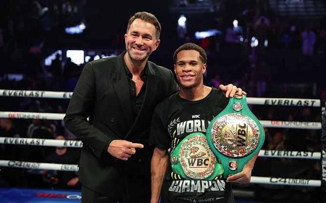 "That’s a good fight, now” - Eddie Hearn previews Devin Haney’s potential title defense in wake of his first defeat