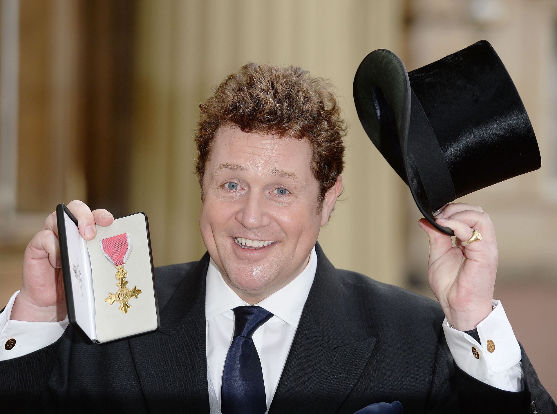 Michael Ball at the Investitures at Buckingham Palace (Image via Getty Images)