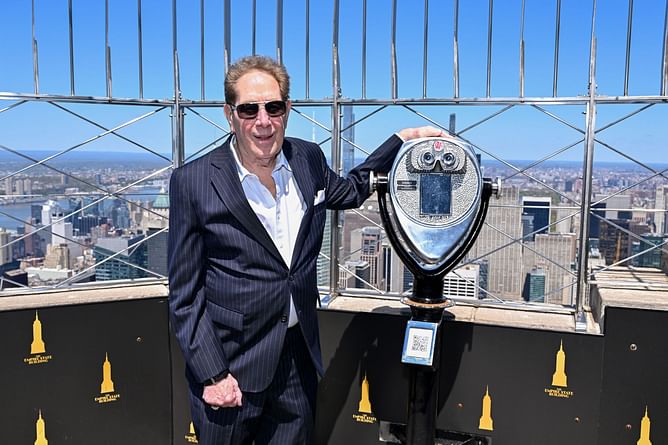 WATCH: Empire State Building lights up in Yankees pinstripes as a tribute to John Sterling's retirement