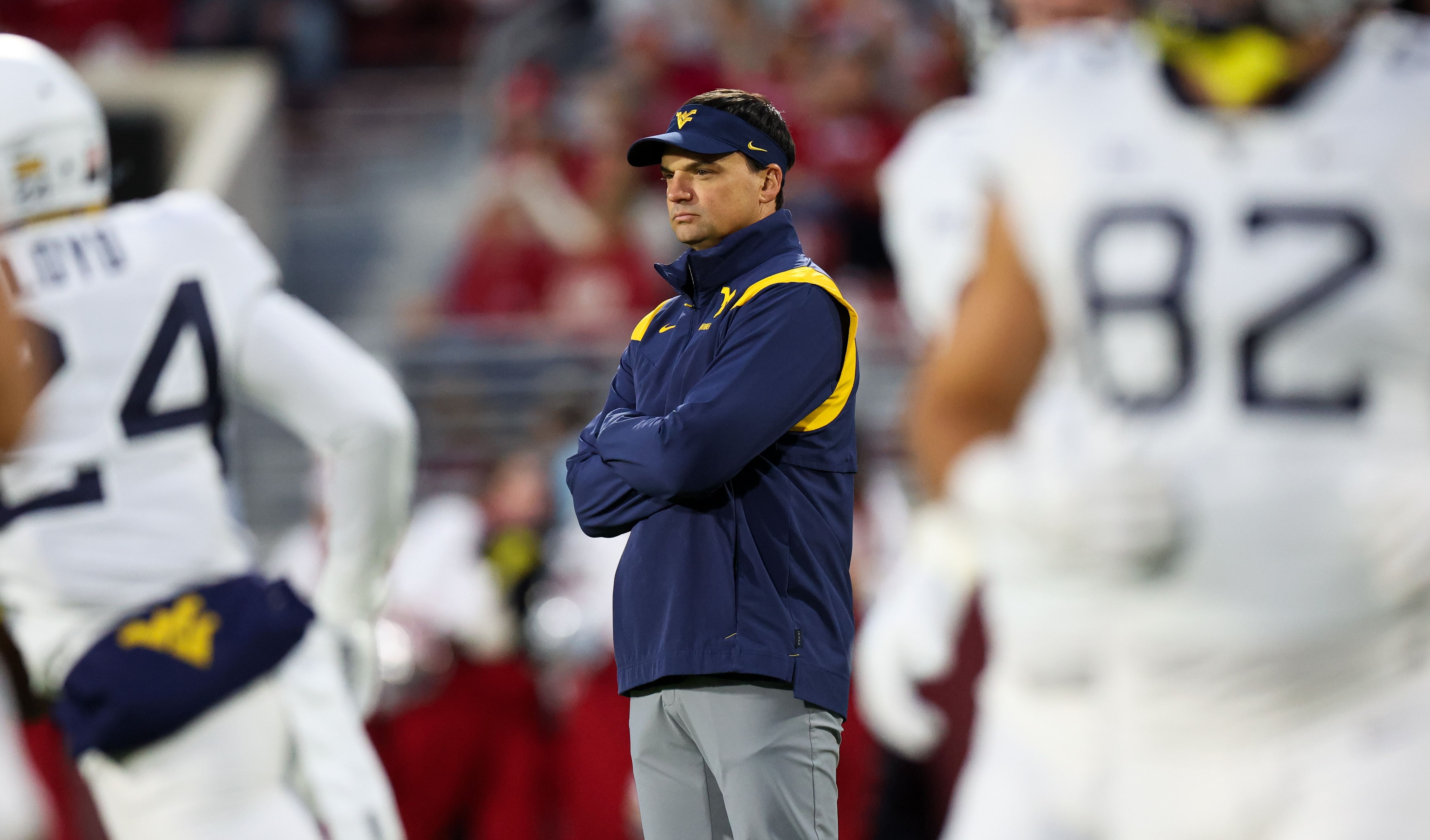 West Virginia Mountaineers football head coach Neal Brown