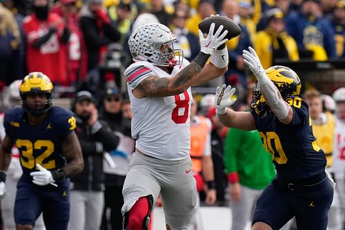 Ohio State TE Cade Stover is a likely mid-round pick in the NFL Draft.