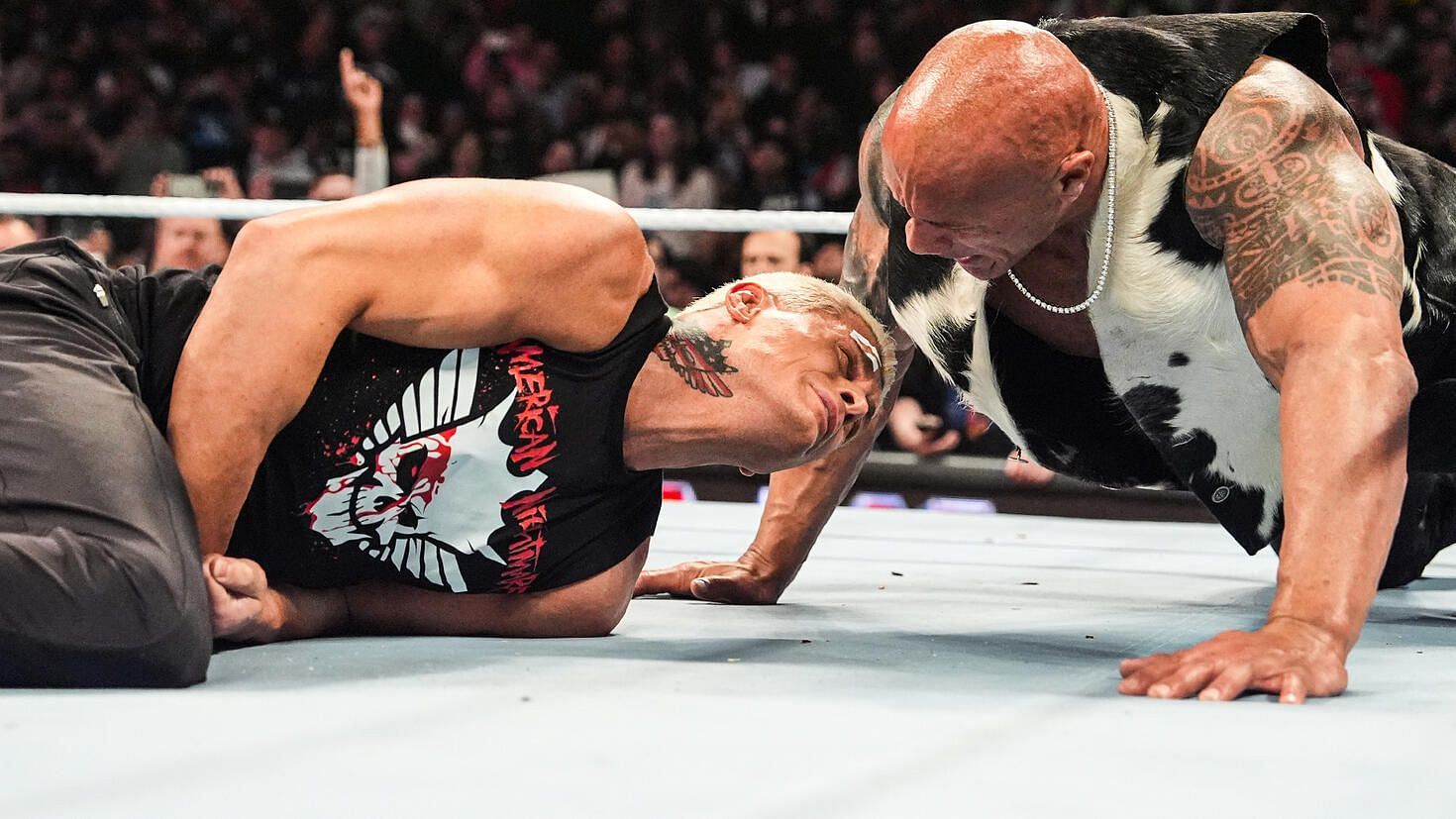 The Rock punished Cody Rhodes on RAW this week