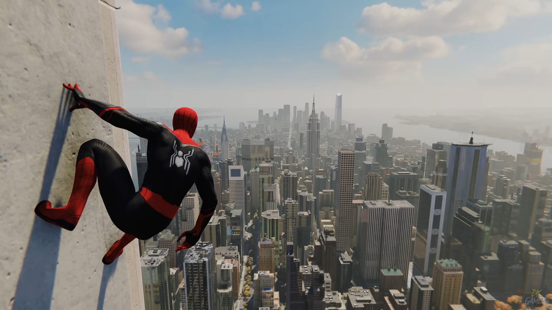 Marvel&#039;s Spider-Man on the PS4 (Image via Insomniac || YouTube/DkGames)