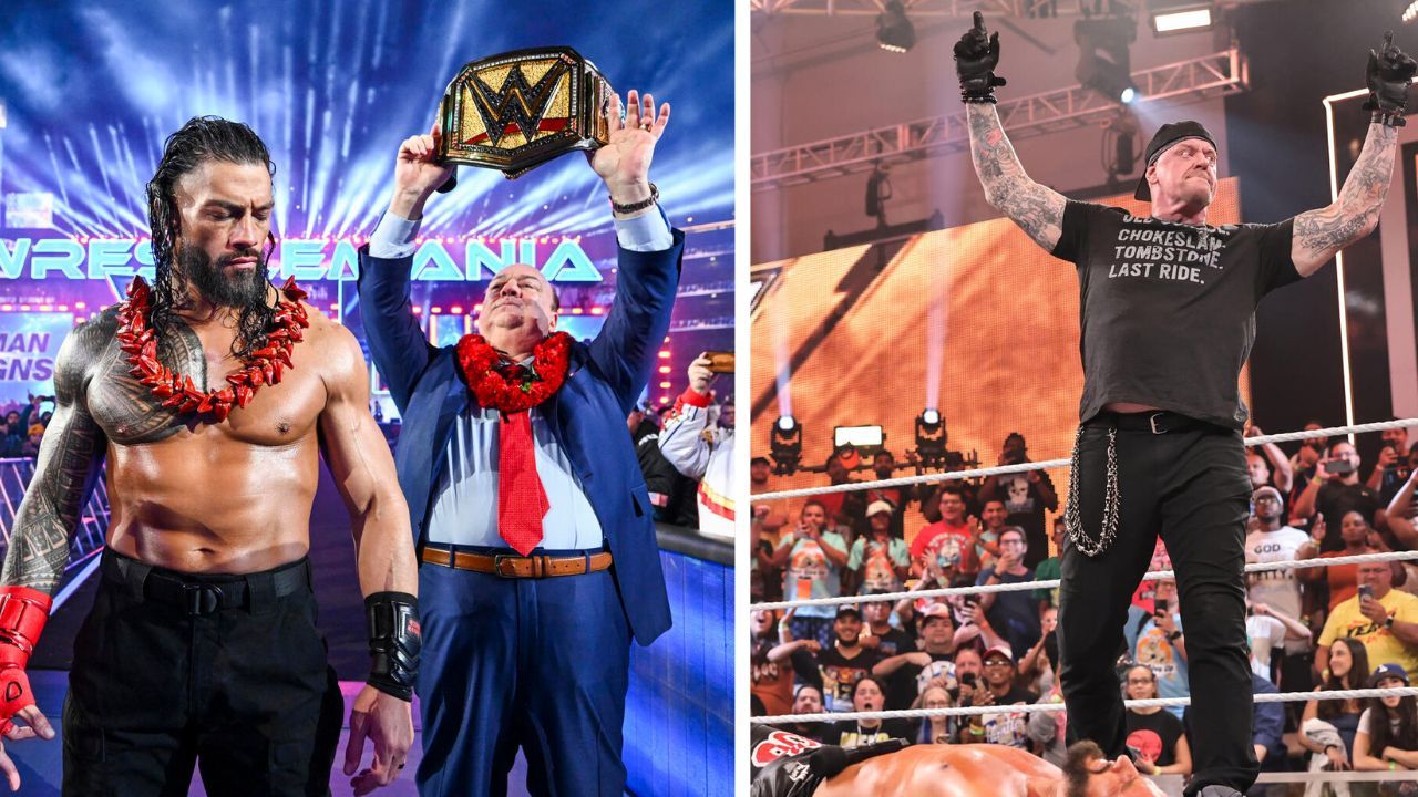 The Undertaker suggested Roman Reigns belonged in elite group (Images: wwe.com).