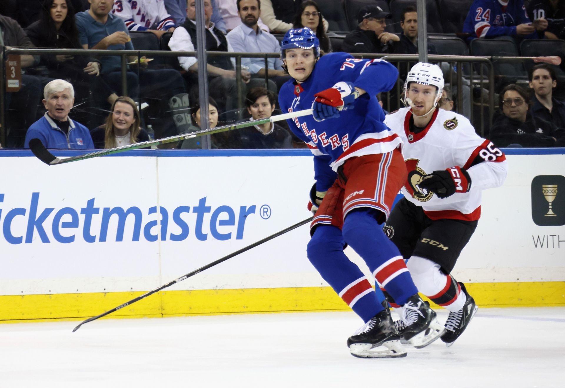 Ottawa Senators v New York Rangers