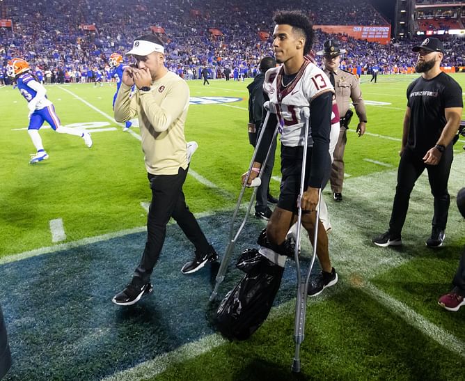Jordan Travis NFL Draft: Former FSU QB shares snippets from practice amid recovery from 2023 season ending injury
