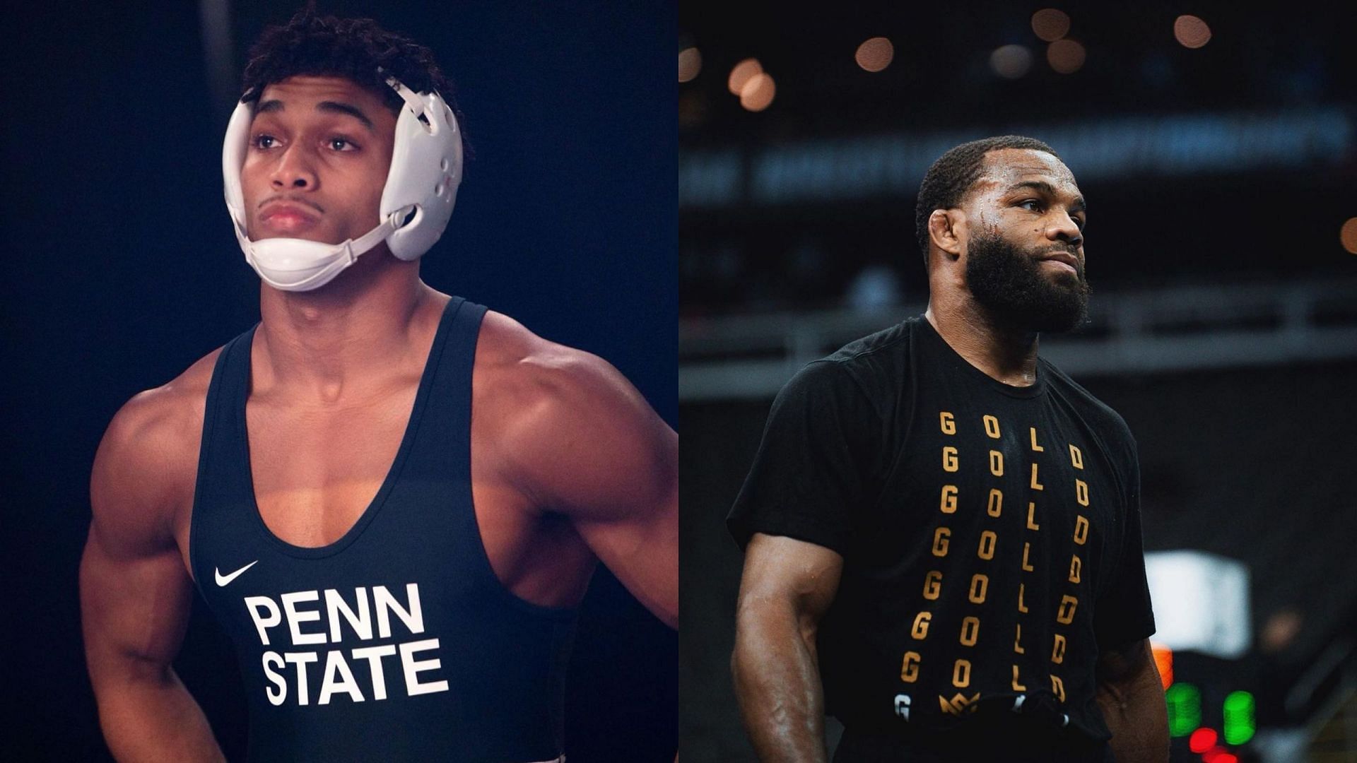 Carter Starocci and Jordan Burroughs 