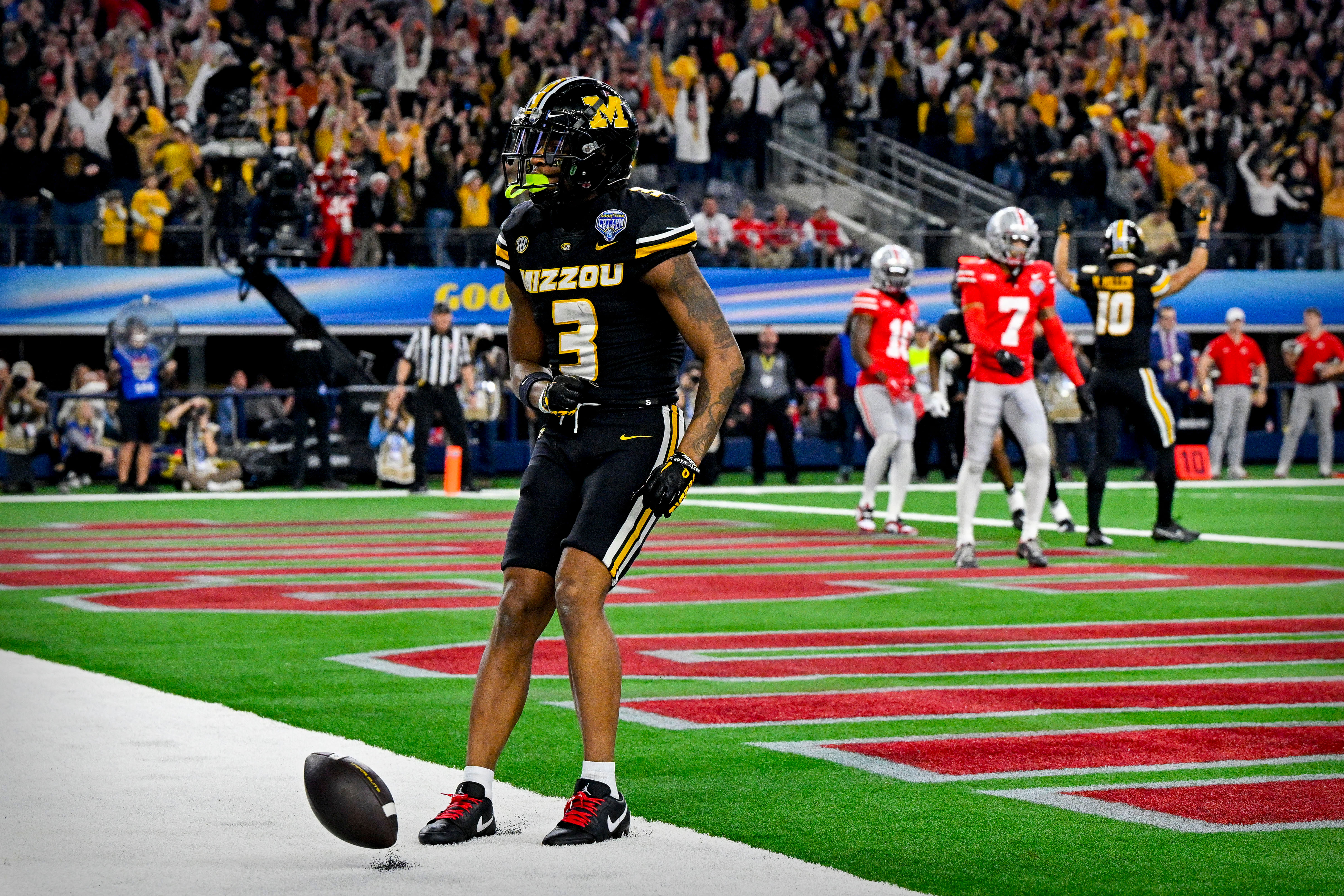 Missouri WR Luther Burden III is a top 2025 NFL Draft prospect.