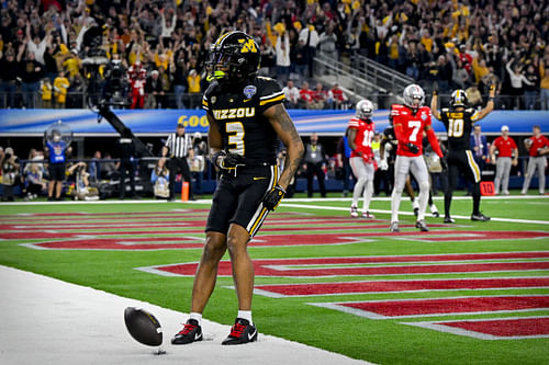 Missouri WR Luther Burden III is a top 2025 NFL Draft prospect.