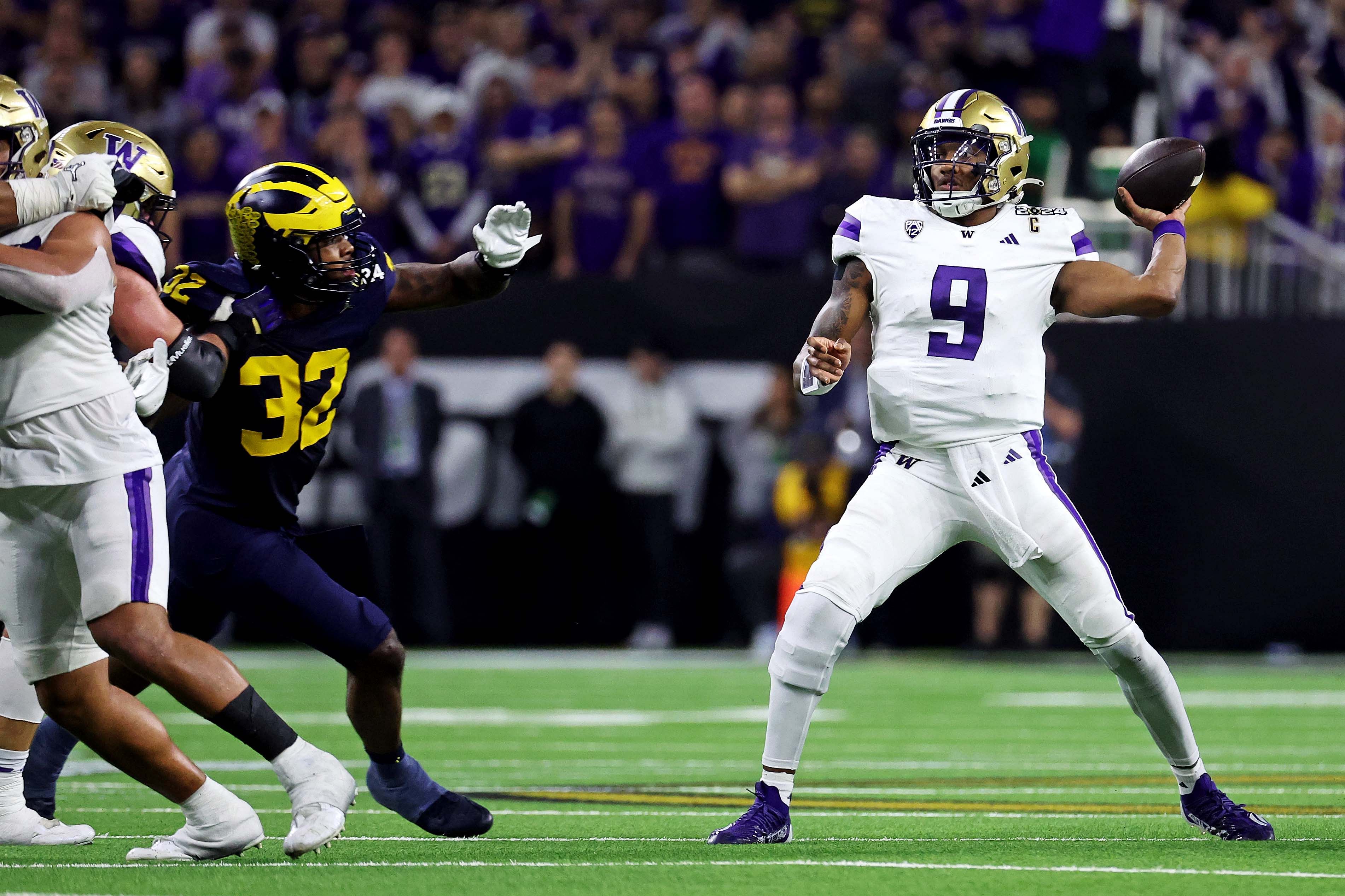 Washington QB Michael Penix Jr. is a wild card in the NFL Draft, capable of being picked in the first round or significantly later.