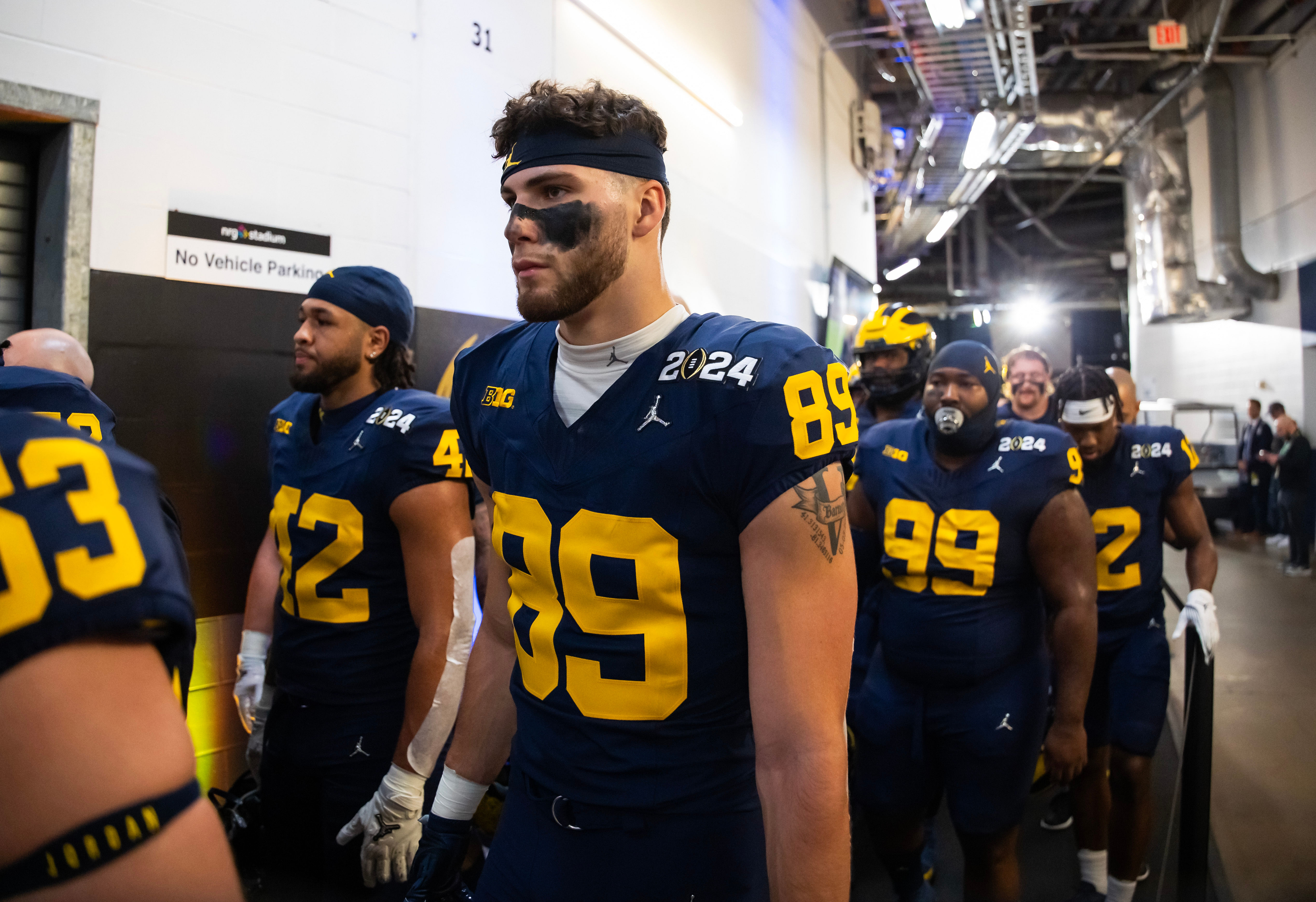 Michigan TE AJ Banner was a fourth round pick of the Seattle Seahawks in the 2024 NFL Draft.