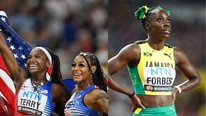 "It shouldn't have come to this"- Fans react to Sha'Carri Richardson and Twanisha Terry's show of sportsmanship towards injured Shashalee Forbes