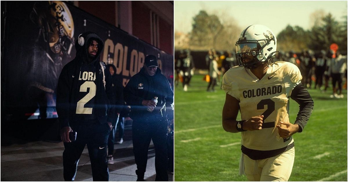 Colorado Buffaloes quarterback Shedeur Sanders 