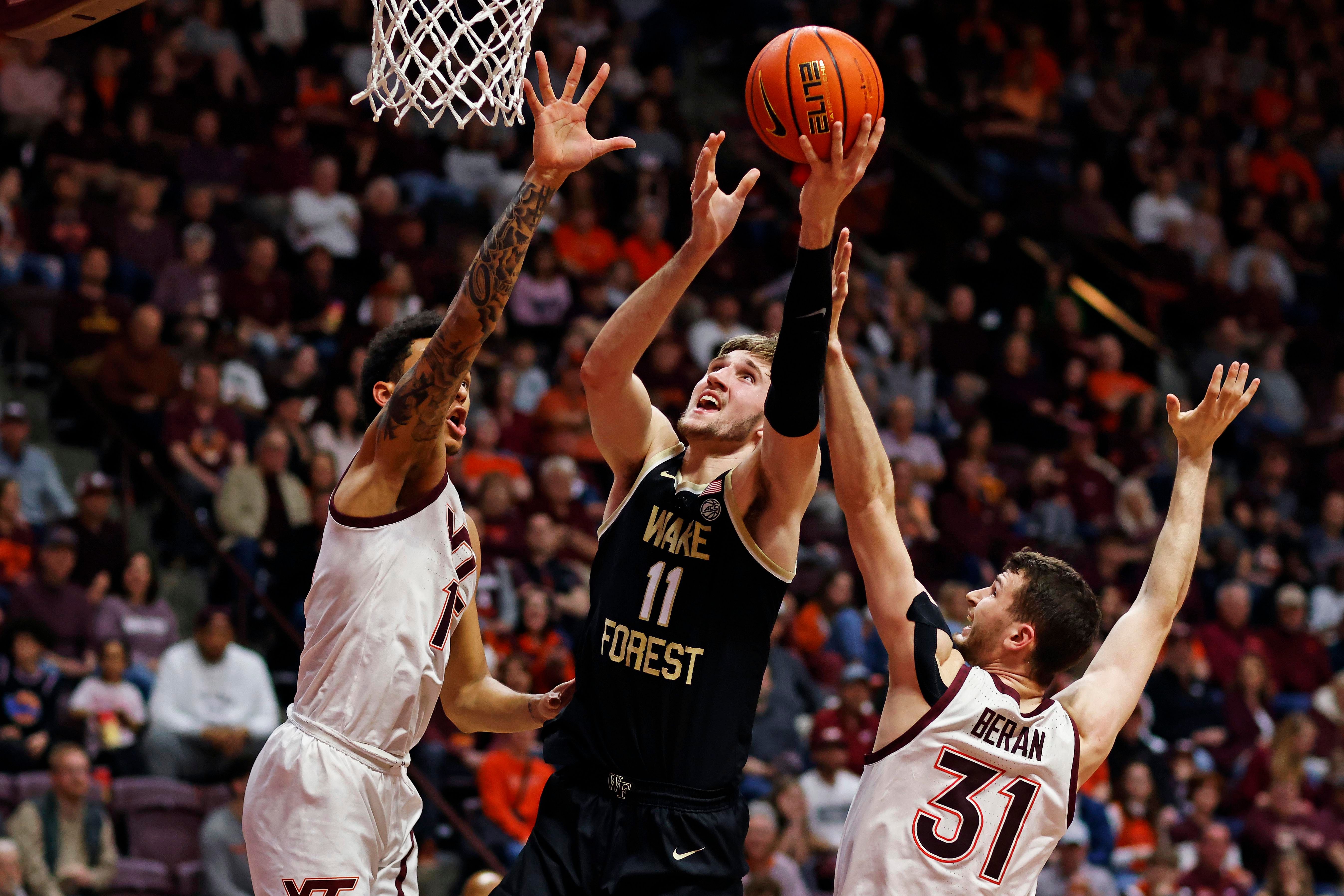 Andrew Carr helped Wake Forest make the second round of the NIT.