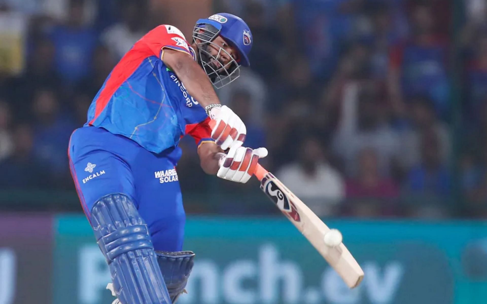 Rishabh Pant in action during DC vs GT IPL 2024 clash on Wednesday. 