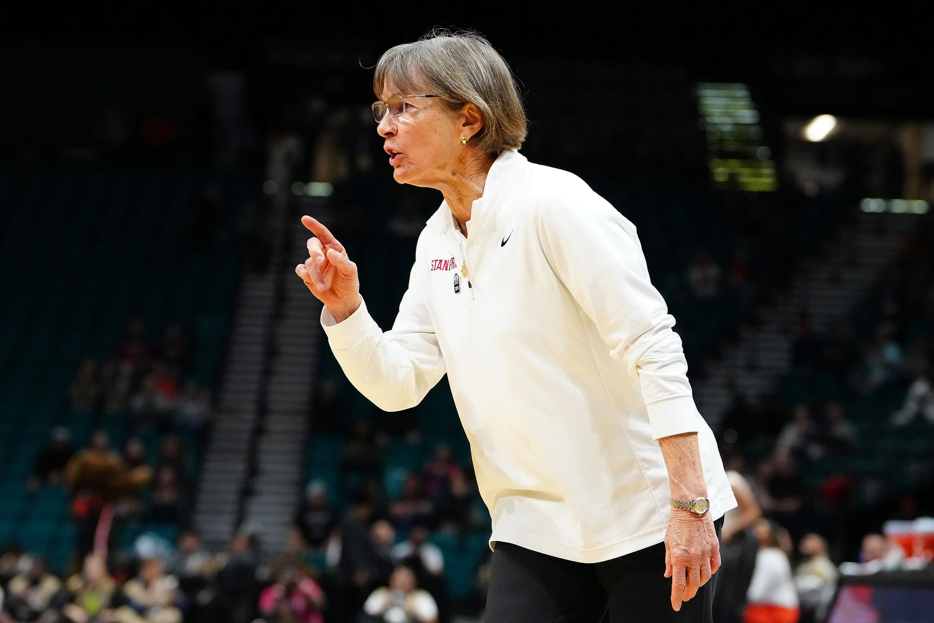 Tara VanDerveer coached Idaho, Ohio State and Stanford.