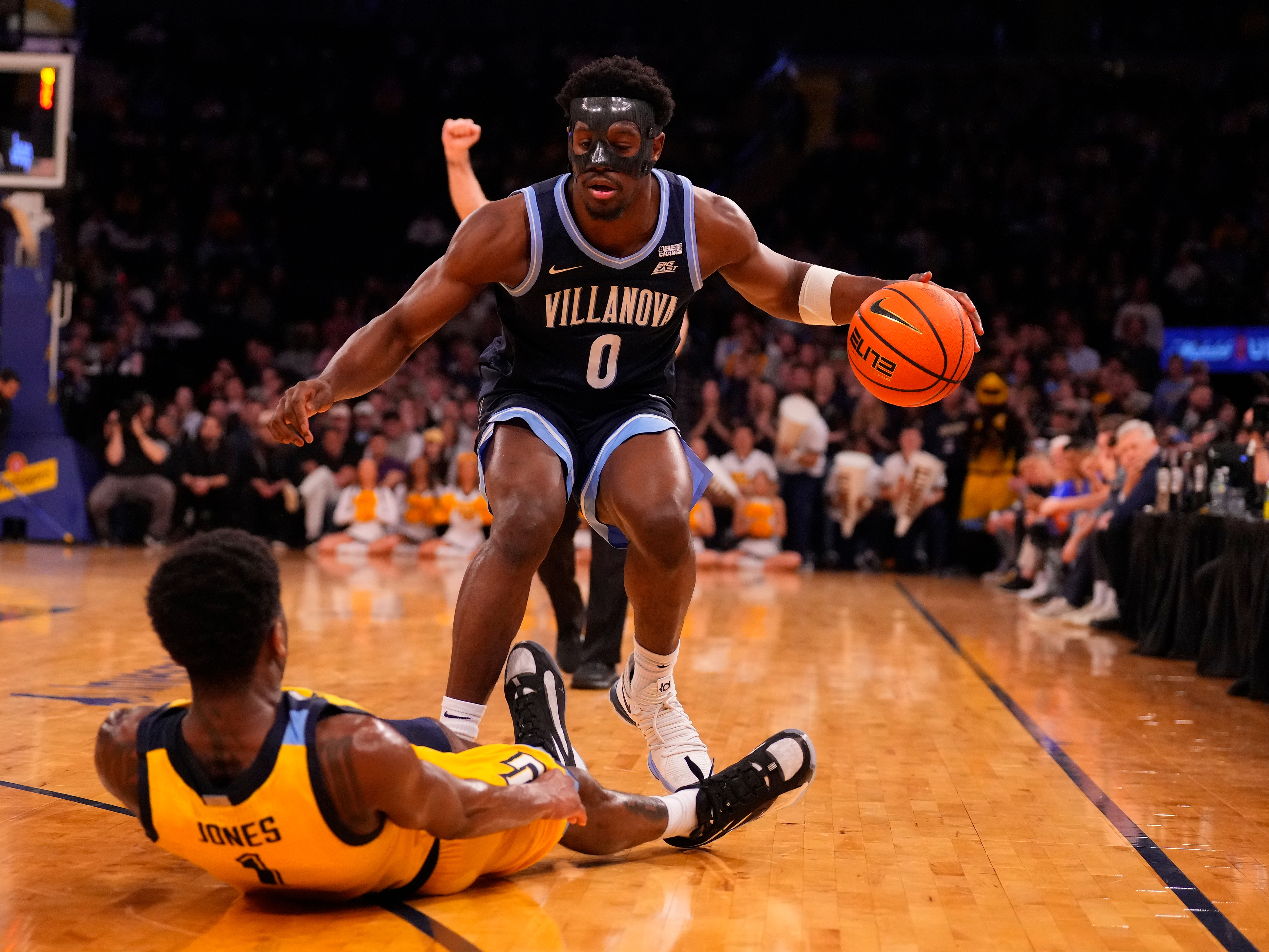 TJ Bamba played for Villanova in the 2023-24 season after three years with Washington State.