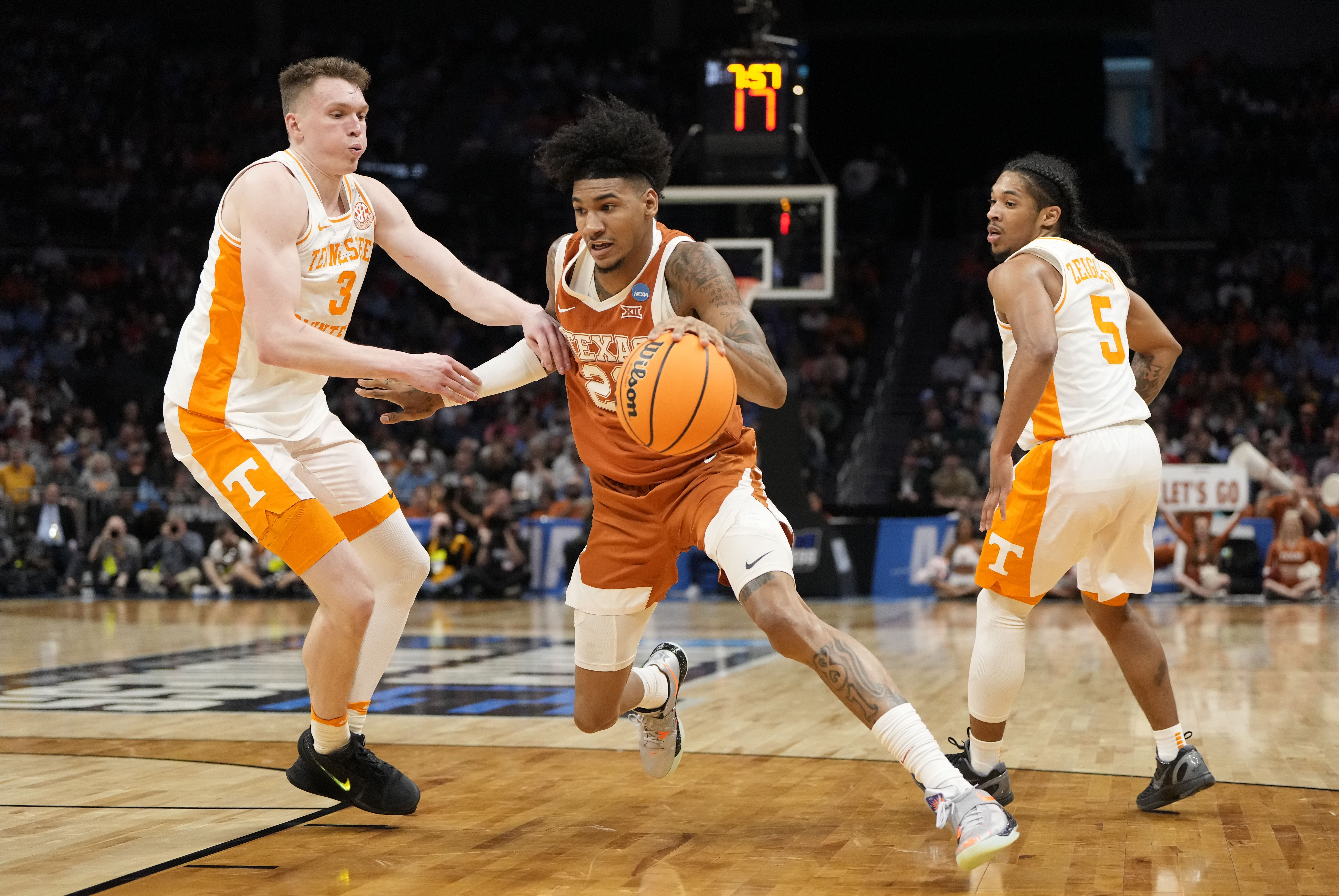 Dillon Mitchell played well as a power forward for Texas last season. He averaged 9.6 ppg and 7.5 rpg while shooting 58.5% from the field.