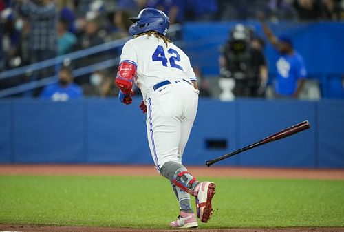 MLB The Show 24 Cover Athlete Vladimir Guerrero Jr. (Image via Getty)