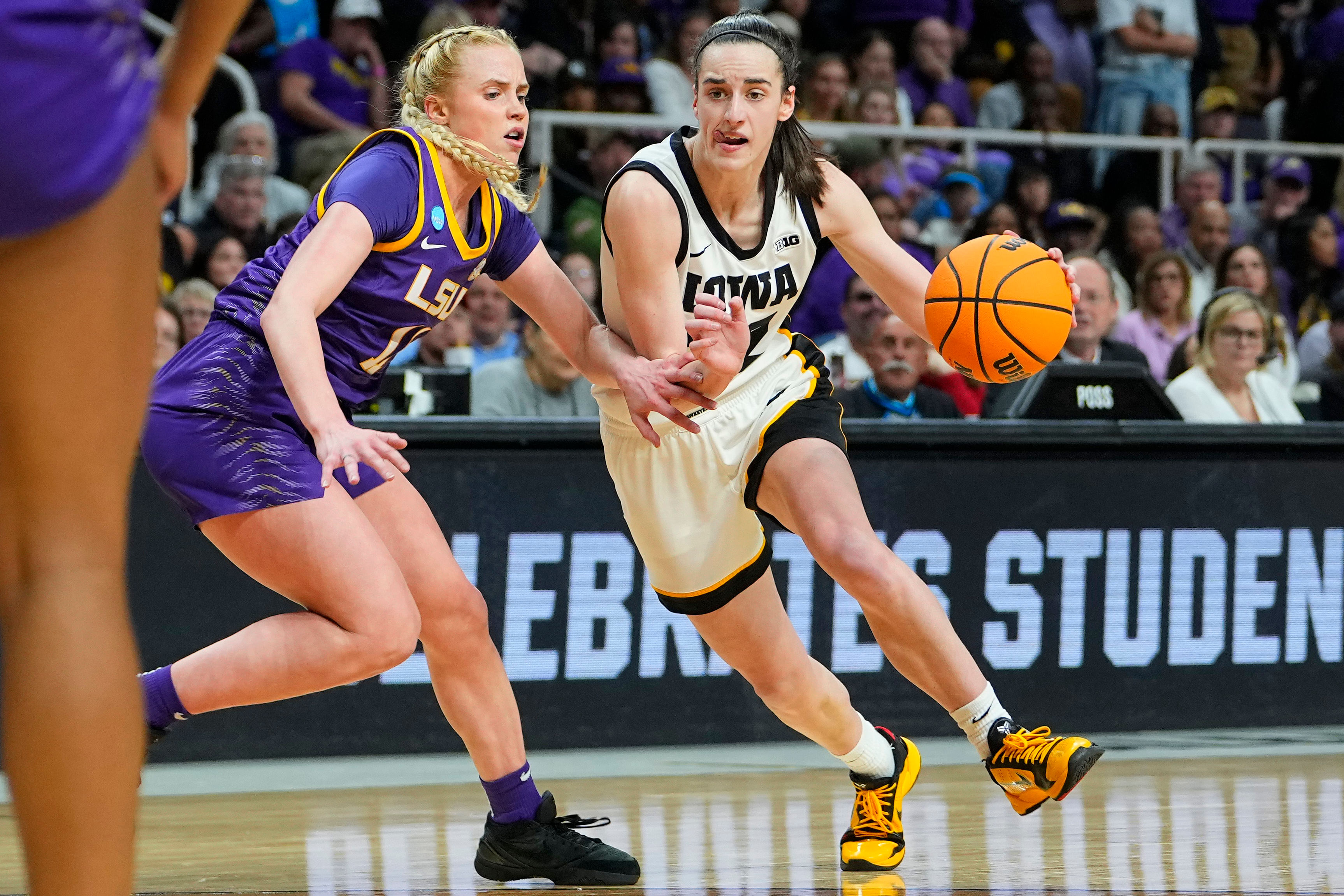 NCAA Womens Basketball: NCAA Tournament Albany Regional-LSU vs Iowa