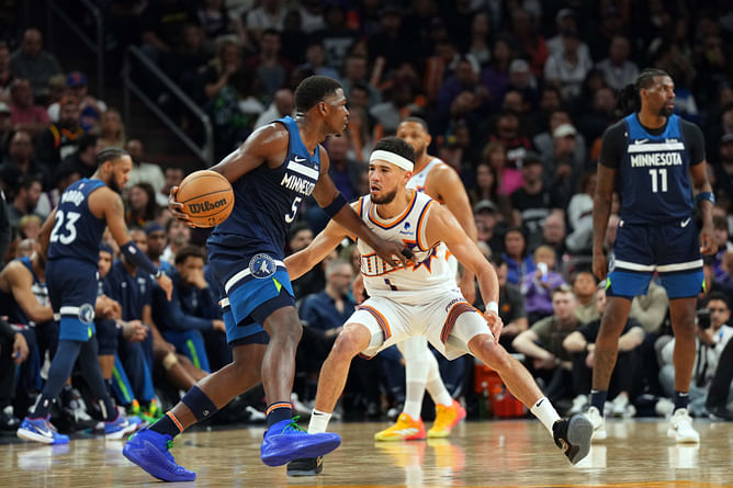 "Get their a** out of here!" - Leaked tunnel audio catches Anthony Edwards vilifying Devin Booker & Suns