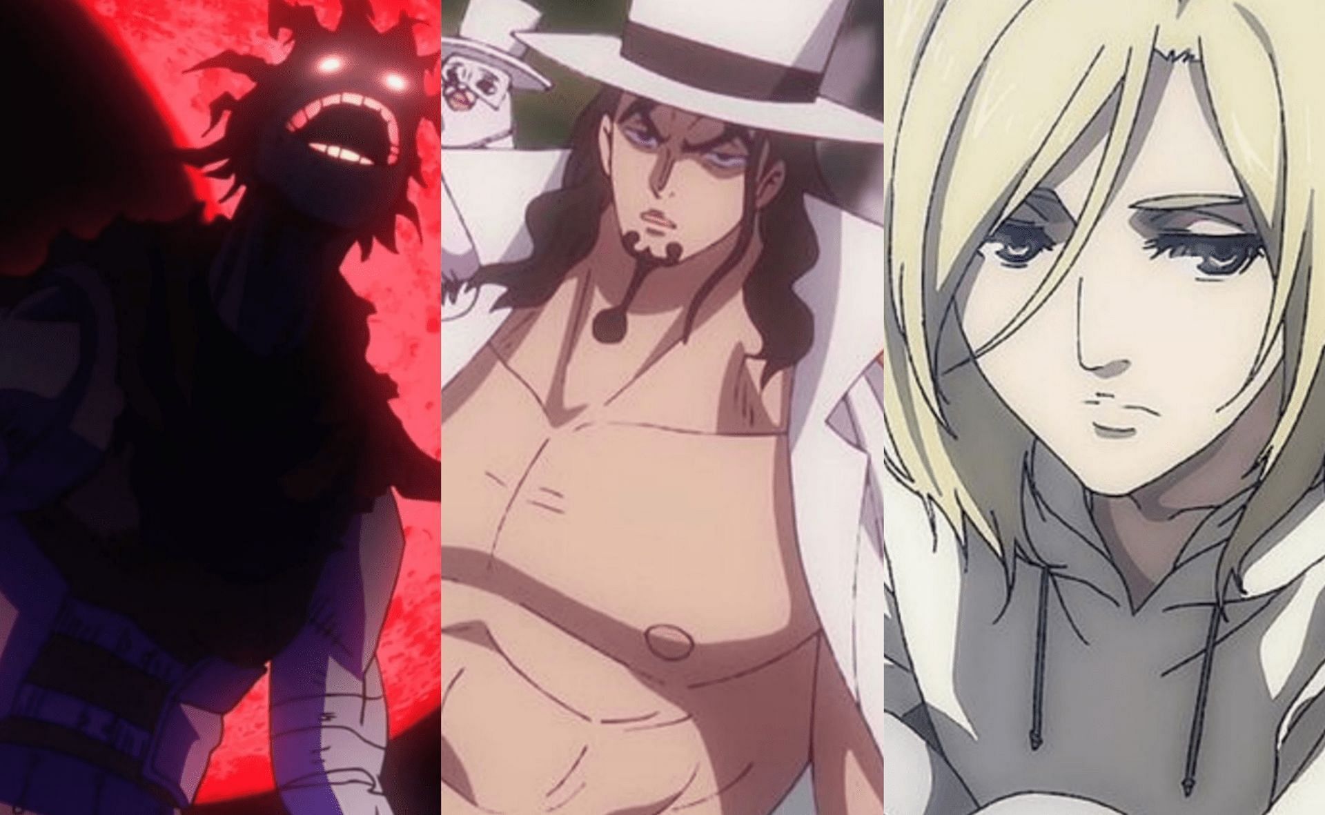 Stain, Rob Lucci and Annie Leonhart (Image via Sportskeeda)