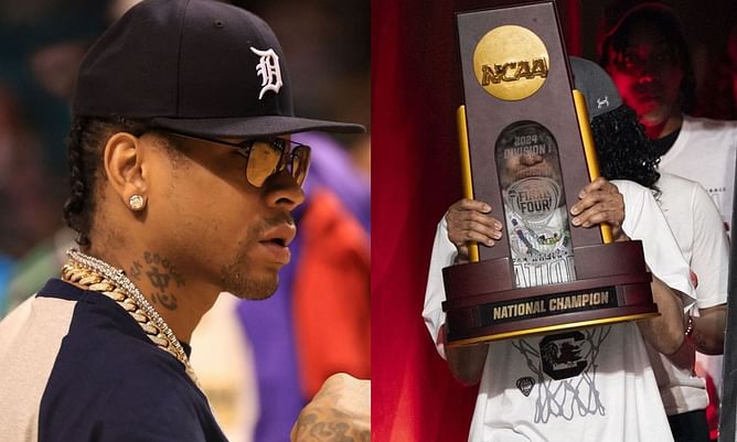 "If you don't want to give 'em to her, Dawn Staley gon' take 'em": NBA legend Allen Iverson shows love to super competitive coach after natty success