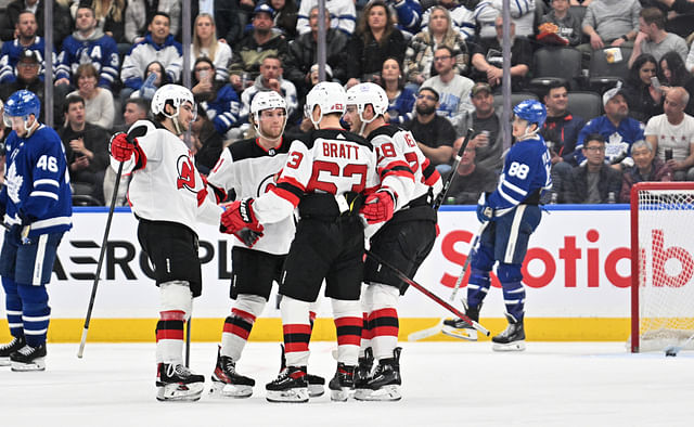 NHL: New Jersey Devils at Toronto Maple Leafs