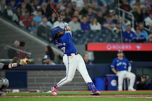 MLB The Show 24 Cover Athlete Vladimir Guerrero jr. (Image via USA Today)