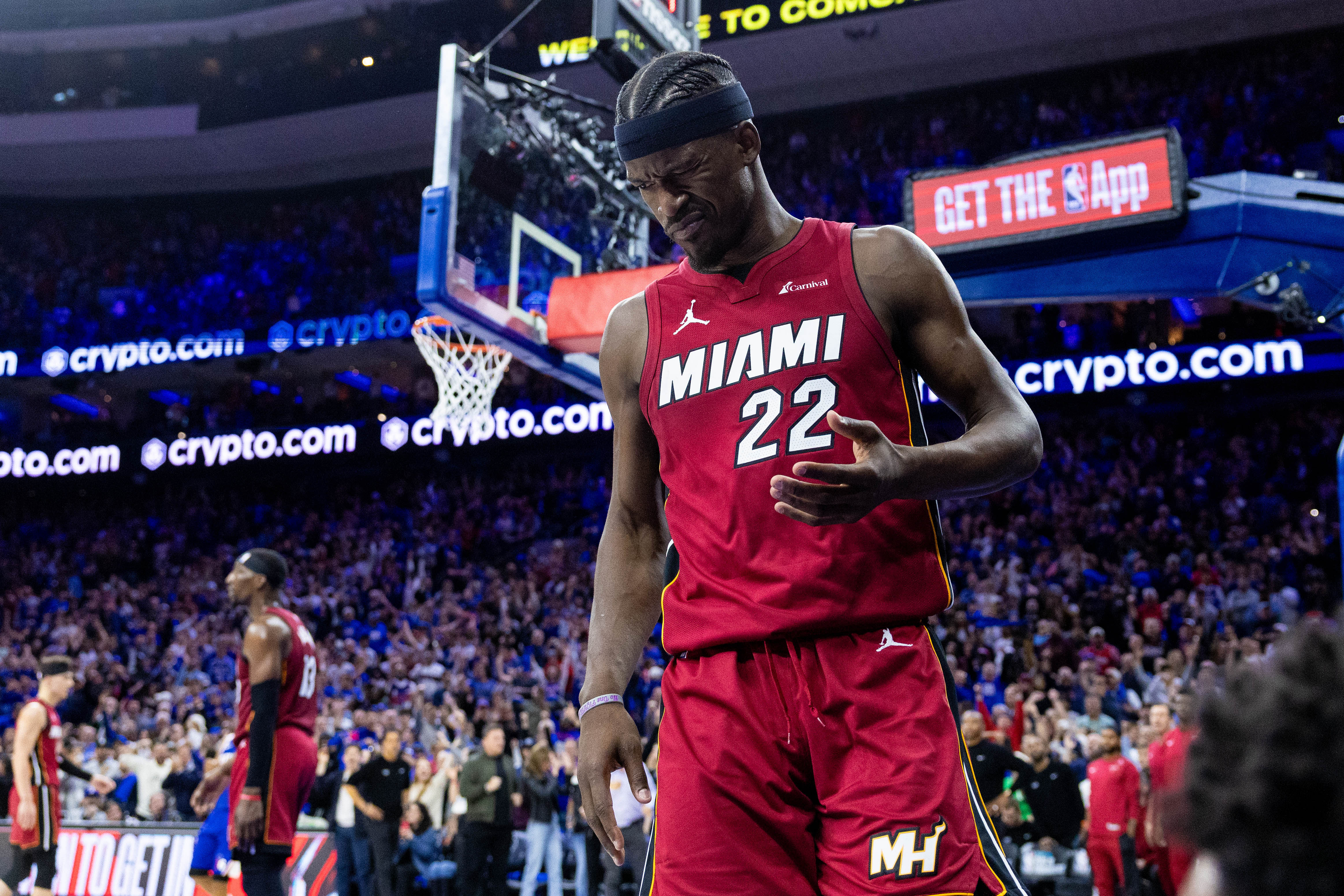 NBA: Playoffs-Miami Heat at Philadelphia 76ers