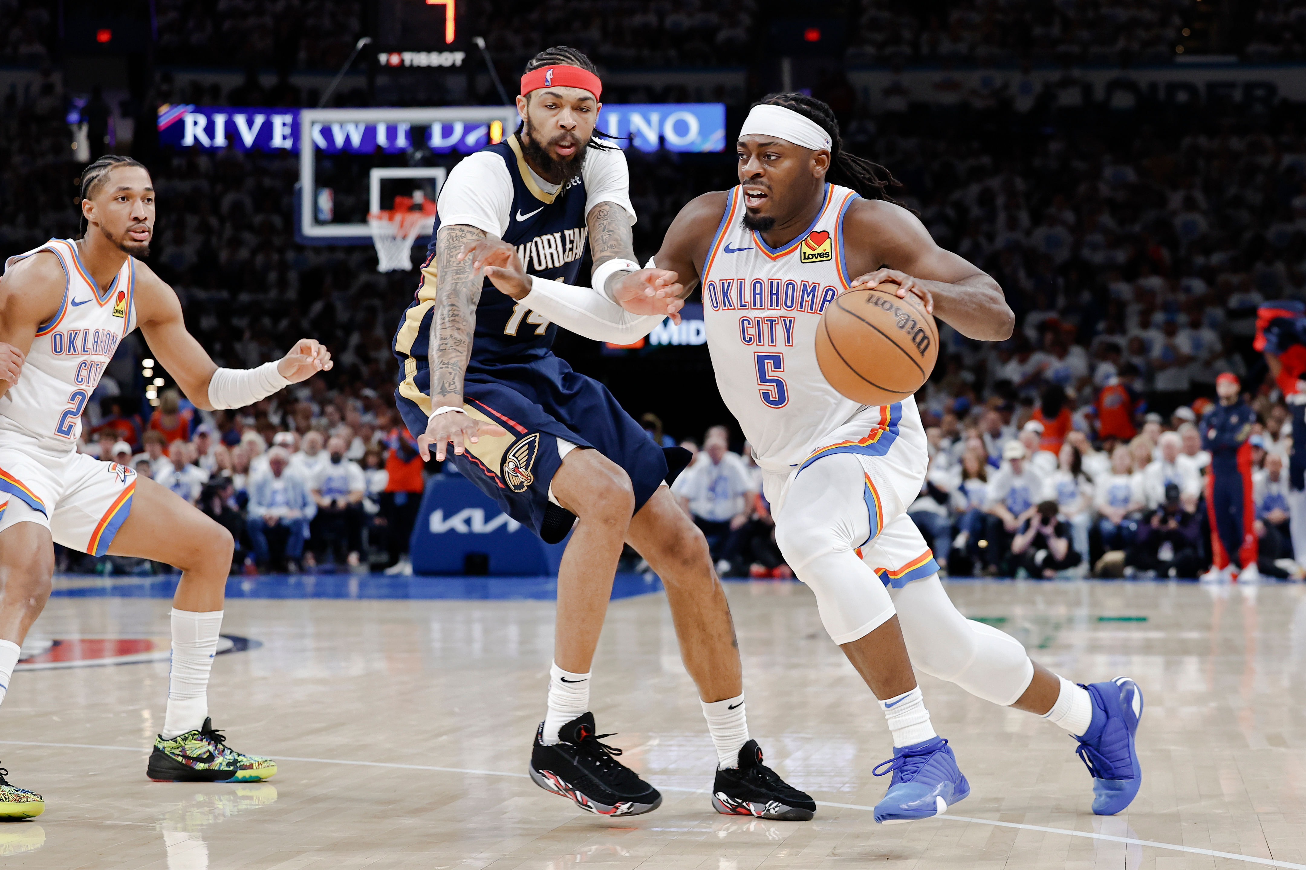 NBA: Playoffs-New Orleans Pelicans at Oklahoma City Thunder