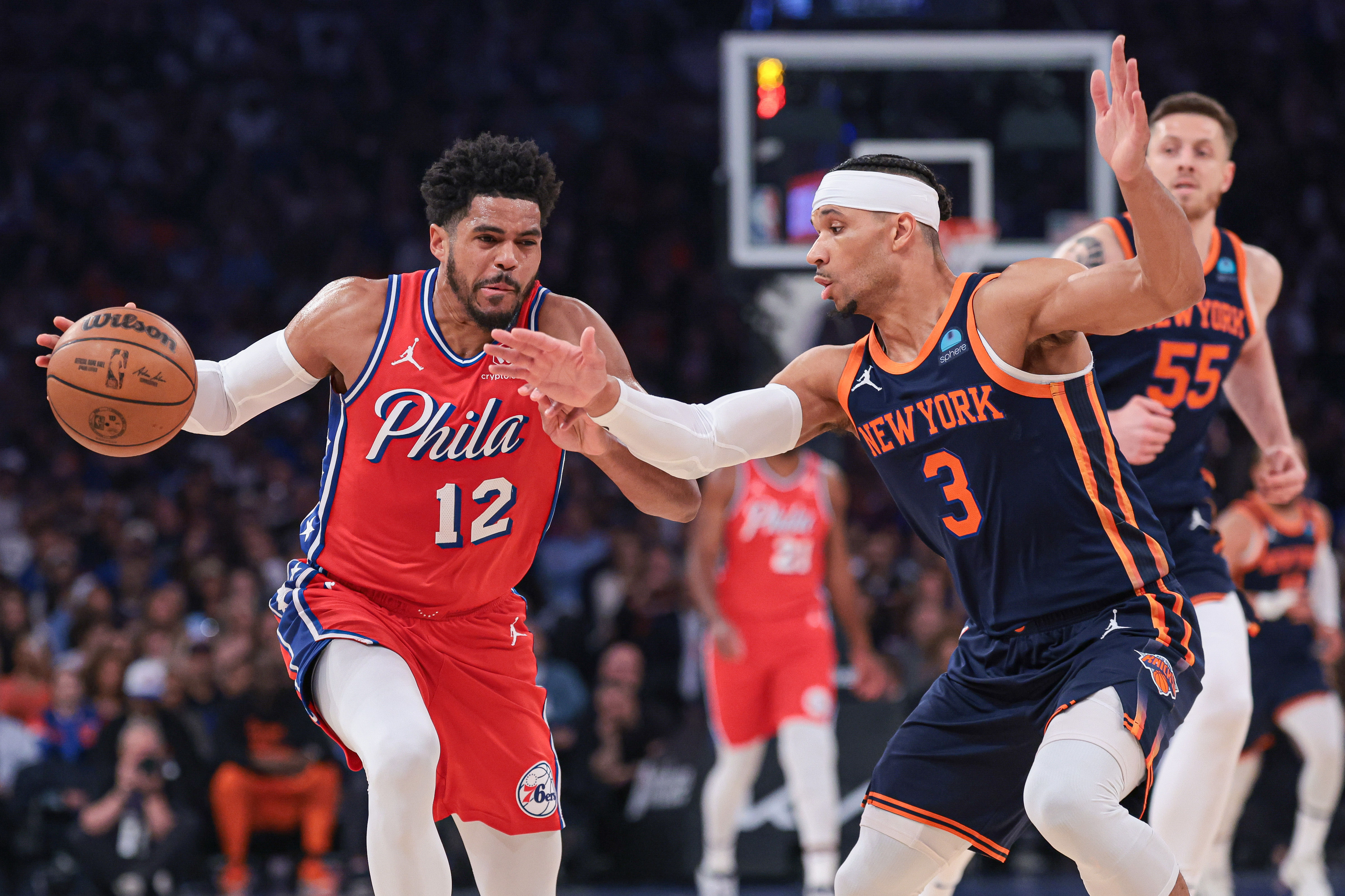 NBA: Playoffs-Philadelphia 76ers at New York Knicks