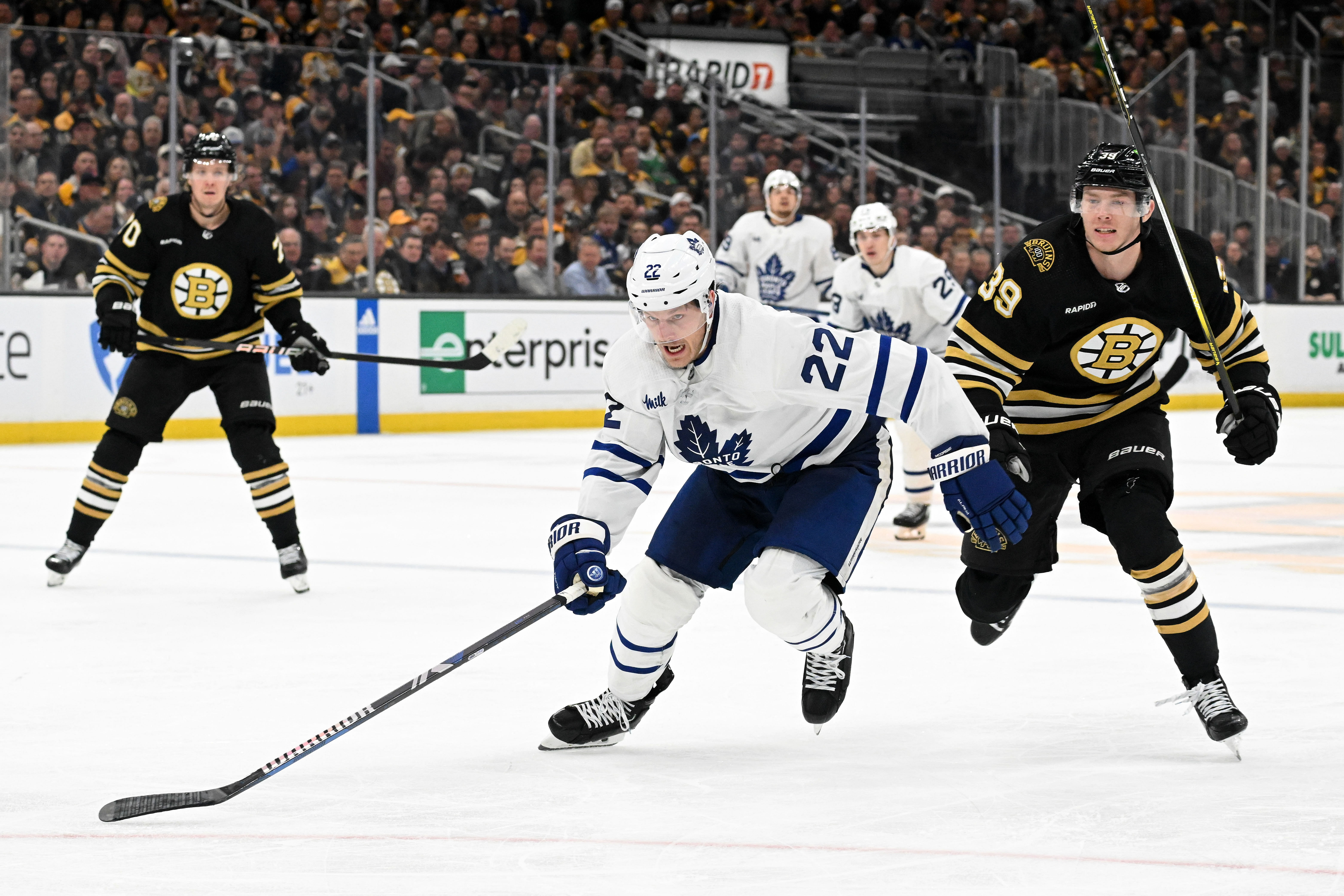 NHL: Stanley Cup Playoffs-Toronto Maple Leafs at Boston Bruins