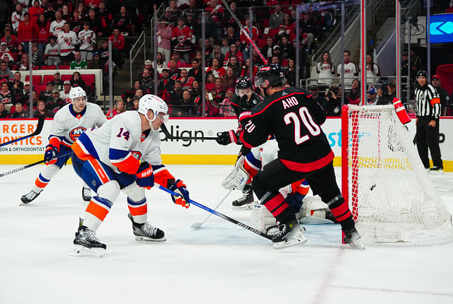 NHL: Stanley Cup Playoffs-New York Islanders at Carolina Hurricanes