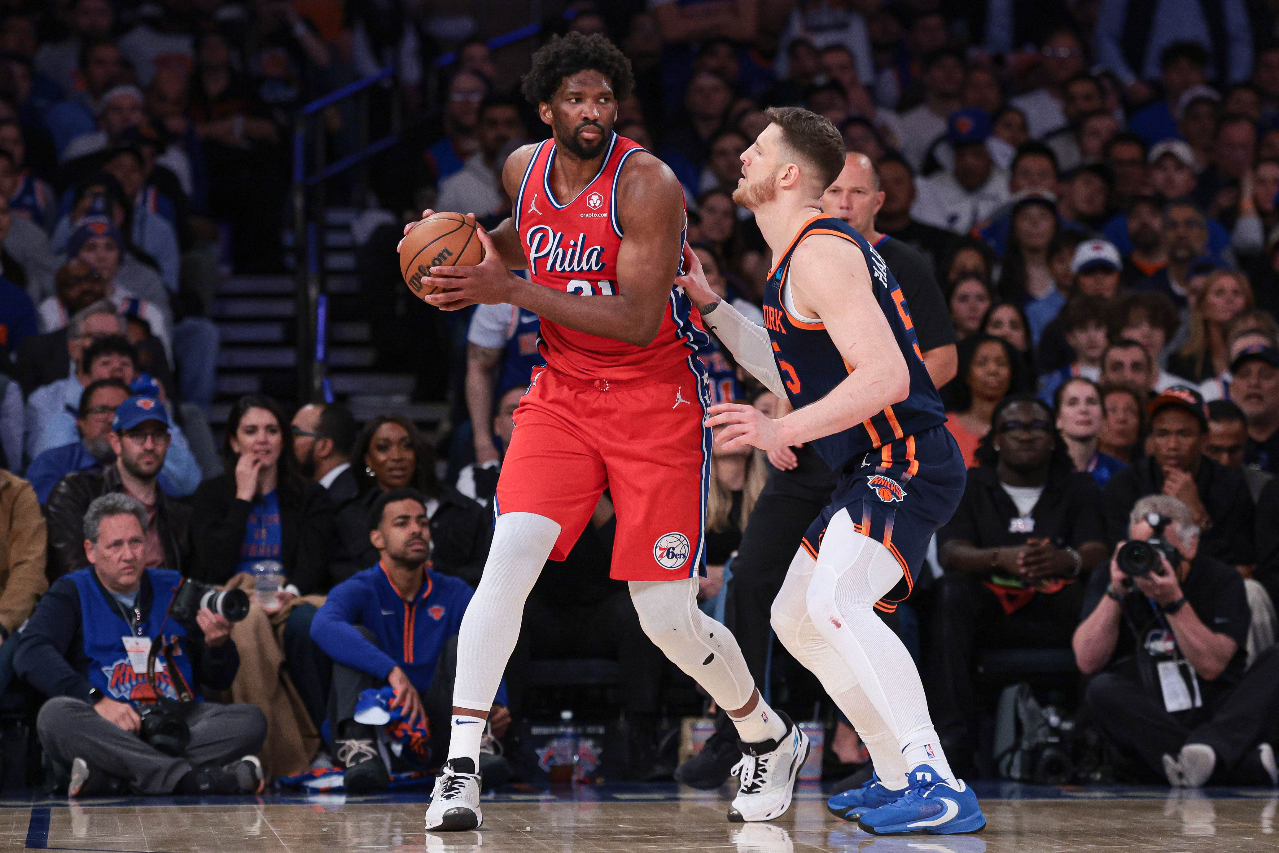 NBA: Playoffs-Philadelphia 76ers at New York Knicks