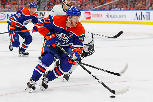 NHL: Stanley Cup Playoffs-Los Angeles Kings at Edmonton Oilers