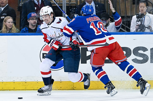 NHL: Stanley Cup Playoffs-Washington Capitals at New York Rangers