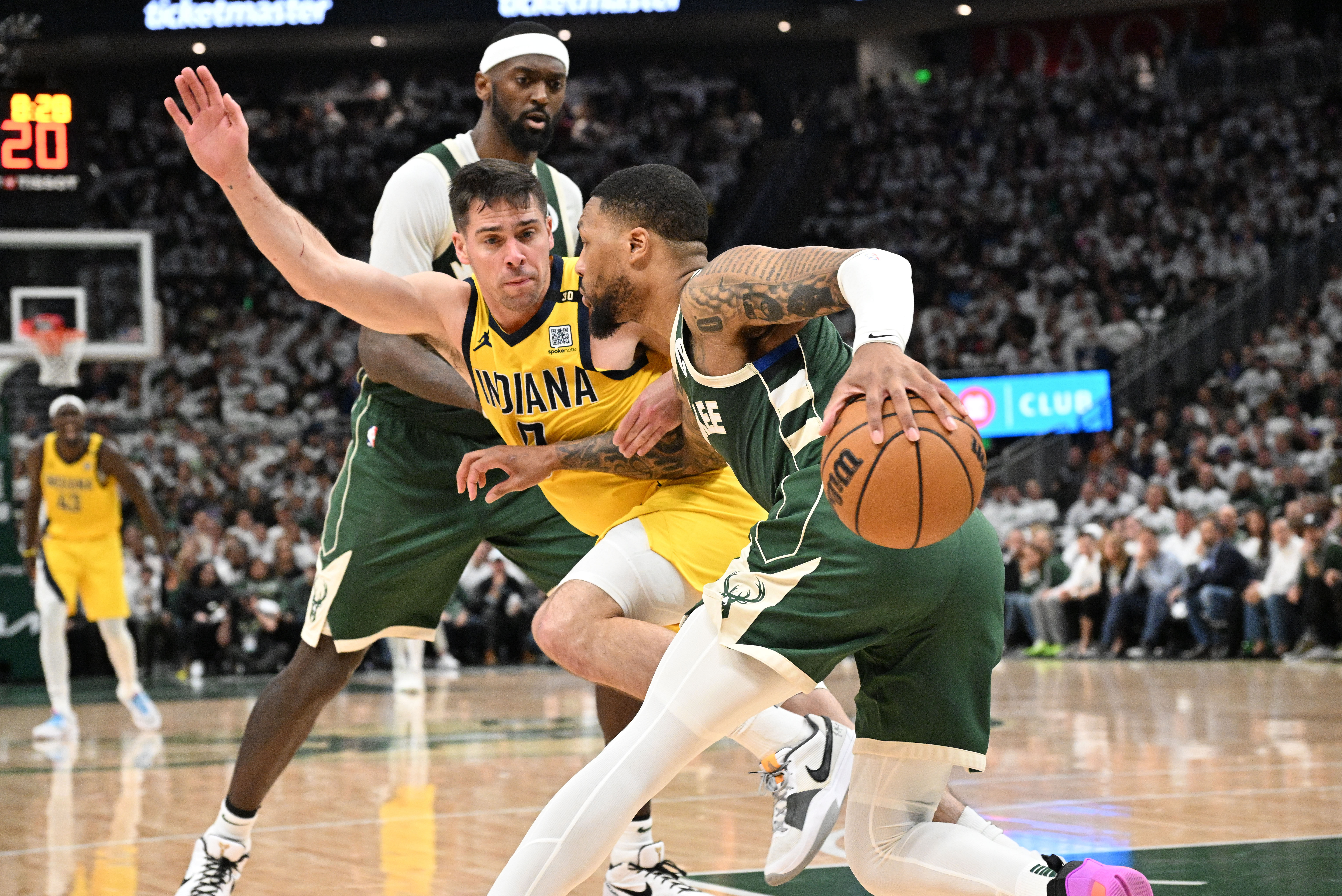 NBA: Playoffs-Indiana Pacers at Milwaukee Bucks