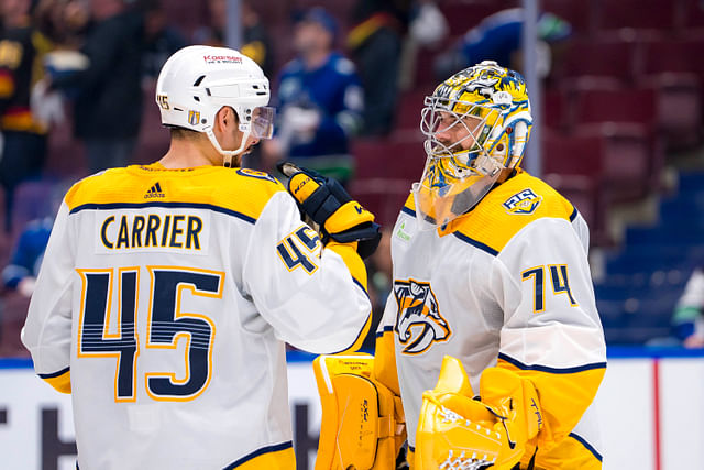 NHL: Stanley Cup Playoffs-Nashville Predators at Vancouver Canucks